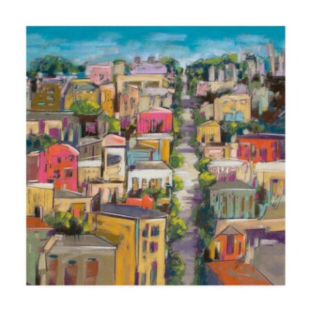 Jennifer Gardner 'City Color Ii' Canvas Art,14x14